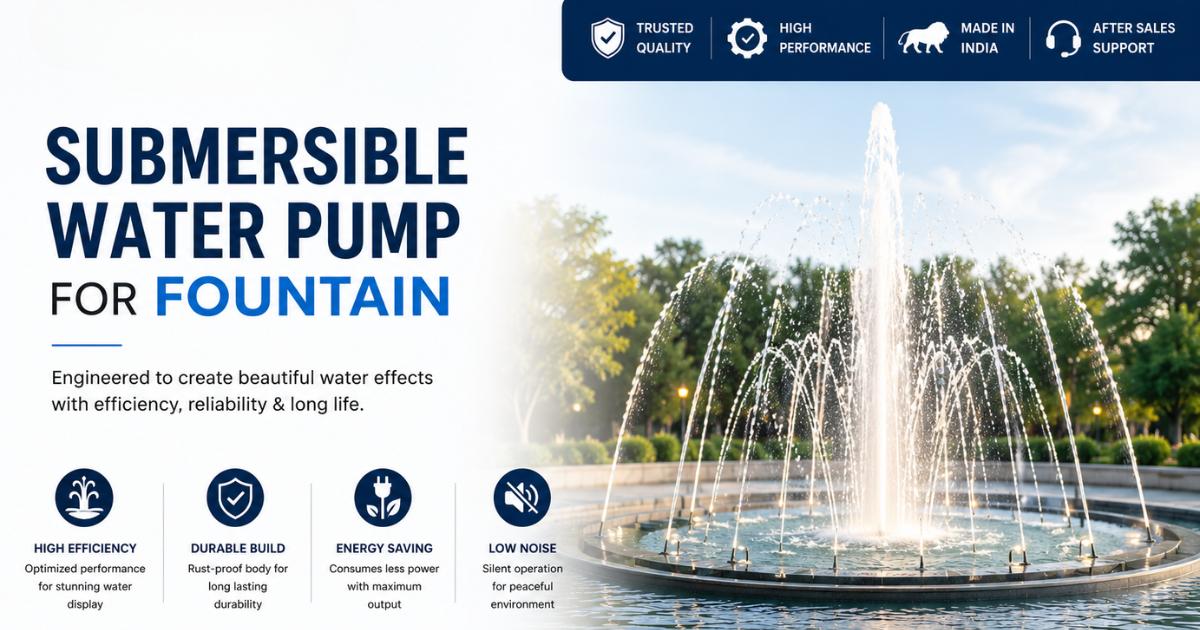 Submersible Water Pump for Fountain: Complete Buying Guide