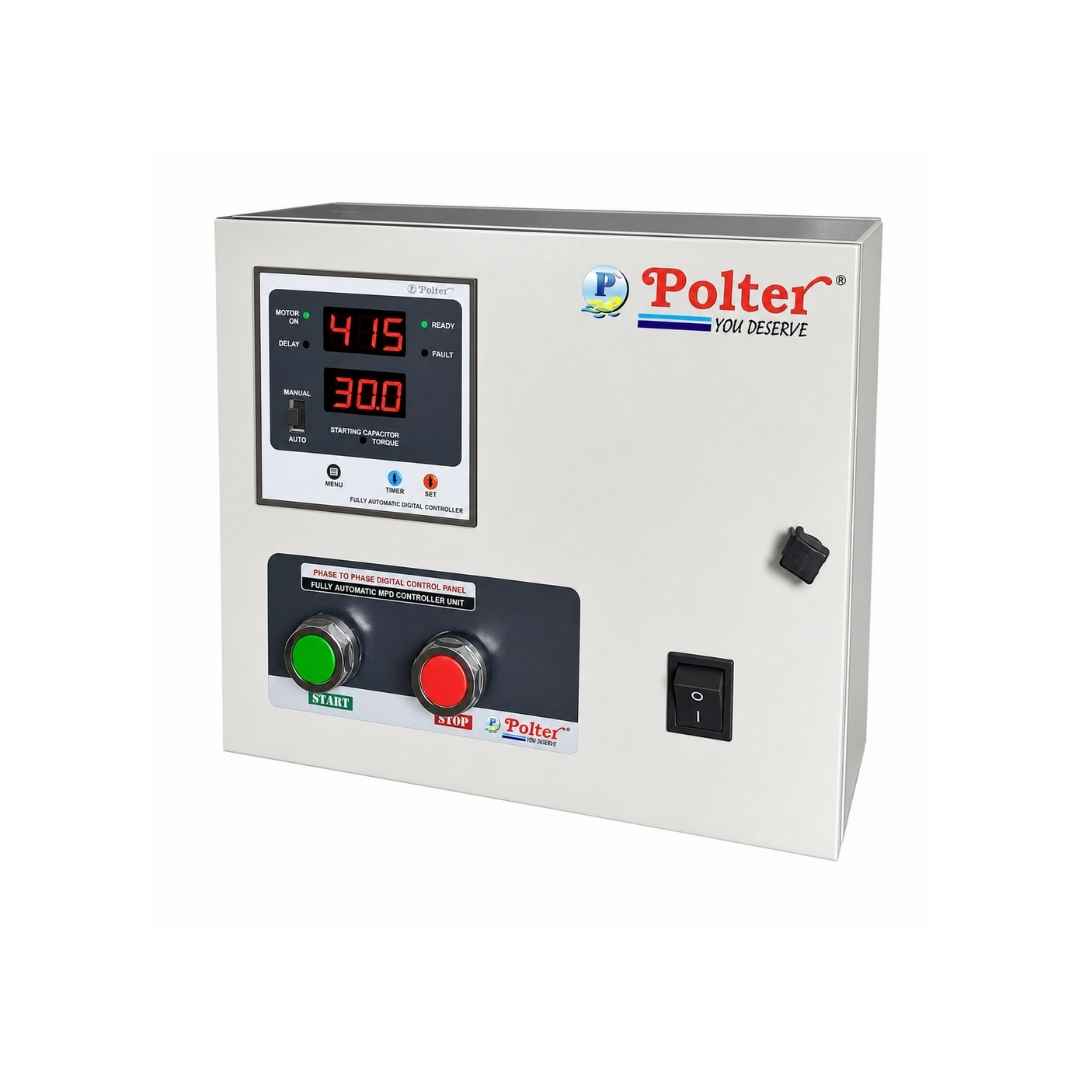 Polter solar MPPT motor controller with IP 65 enclosure and internal combiner box